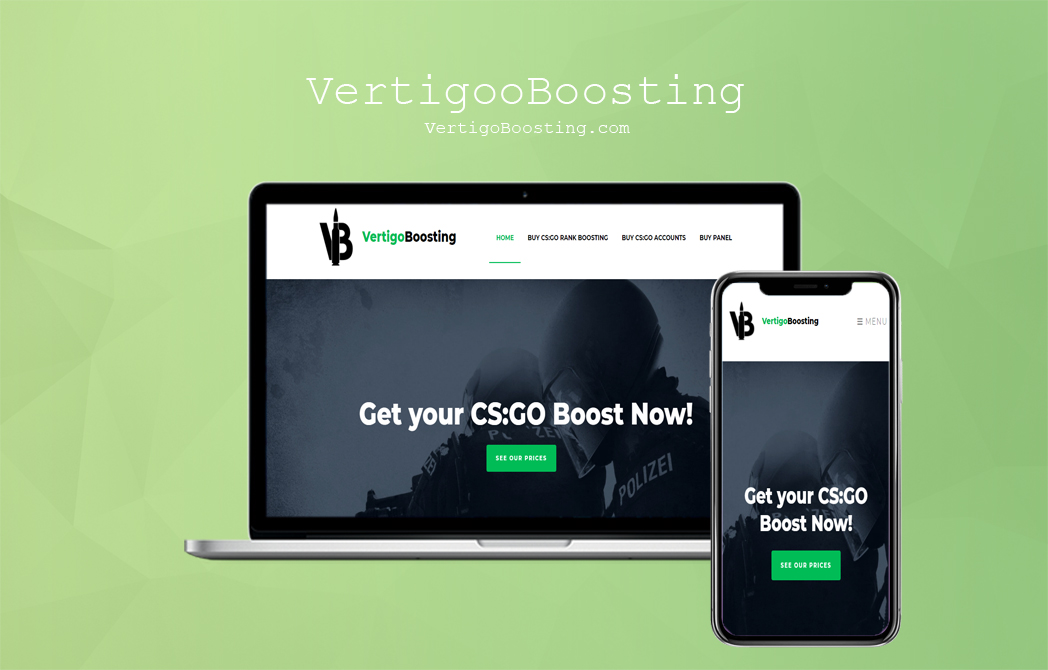 VertigooBoosting - CSGO Boosting Website 